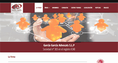 Desktop Screenshot of garciagarcia-abogados.com